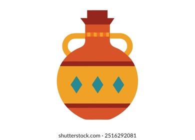 An ancient American water bottle, typically crafted from clay or gourds, features intricate designs and functional shapes. Used by indigenous cultures, these bottles stored and transported water.