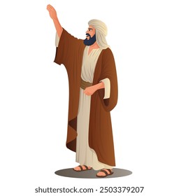An ancient Arab Muslim historical man