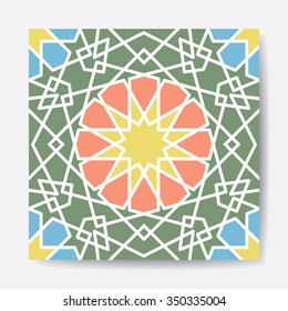 ancient arabian seamless pattern. pattern generated in computer.vector illustration