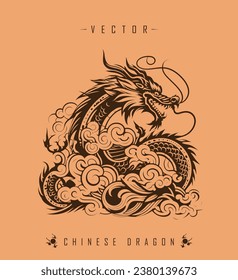 The Ancient Art of Dragon Illustration in Oriental Decorative Style