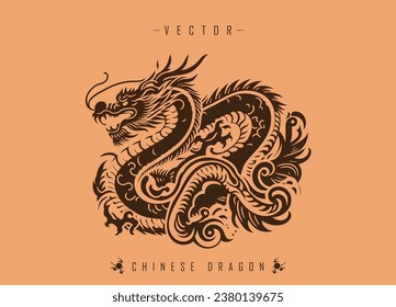 The Ancient Art of Dragon Illustration in Oriental Decorative Style