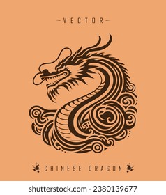 The Ancient Art of Dragon Illustration in Oriental Decorative Style