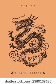 The Ancient Art of Dragon Illustration in Oriental Decorative Style