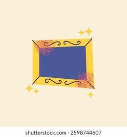 Ancient artifacts and museum objects vases, statues, columns, frames, bones, skull, tickets, and display cases on a light background. Colorful flat vector illustration. History, archaeology cultural