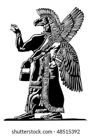 ancient Assyrian god Nisroch