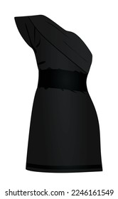 Ancient black clothing. vector illustration