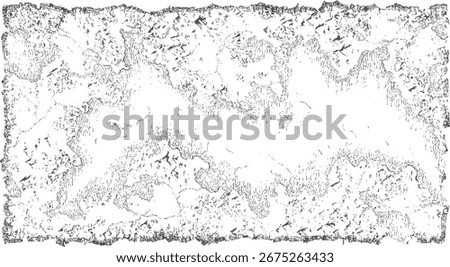 An ancient black and white map illustration depicting a detailed landscape with mountains rivers and forests.