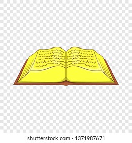 Ancient book icon. Cartoon illustration of ancient book vector icon for web