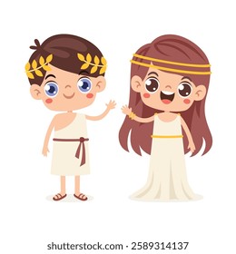 Ancient Boy And Girl Characters