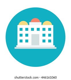 Ancient Building Colored Vector Icon