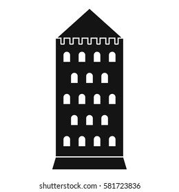 Ancient building icon. Simple illustration of ancient building vector icon for web