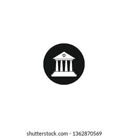 ancient building icon symbol