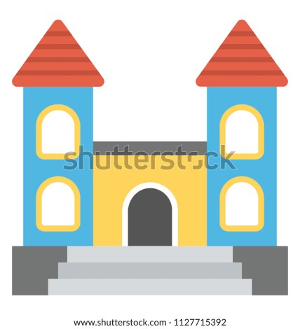 An ancient building with pillars symbolizing monument or landmark