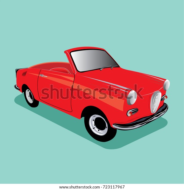 Ancient\
car Classic car with colorful,Vector\
illustration