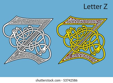 Ancient Celtic Alphabet (26 Letters)