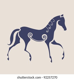 Ancient Celtic symbol of horse.