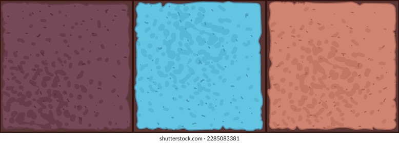Ancient ceramic tile. Wall or floor texture. Decorative antique stone ornament. Abstract texture.
