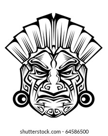 Tribal-face Images, Stock Photos & Vectors | Shutterstock