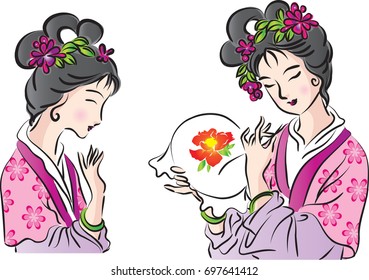 Ancient Chinese ladies