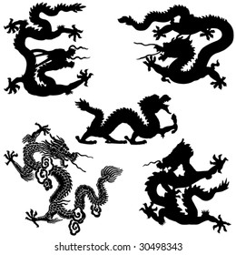 Ancient Chinese mythology the loong animal