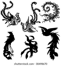 Ancient Chinese mythology the phenix animal