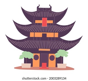 Ancient Chinese tower traditional structure historic cultural heritage.