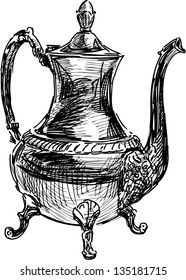 ancient coffee pot