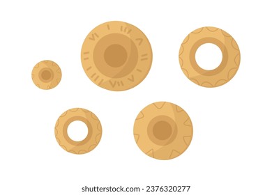 Ancient Coins icon Vector Illustration