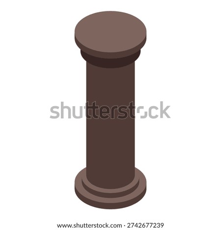 Ancient column standing tall, representing strength and the enduring legacy of the past