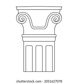 356 Corinthian outline vector Images, Stock Photos & Vectors | Shutterstock