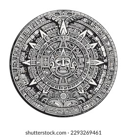 Ancient culture mystery and spirituality in mandala isolated