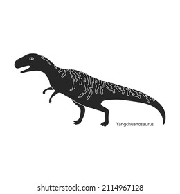Ancient dinosaur vector icon.Black vector icon isolated on white background ancient dinosaur.
