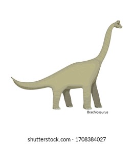 Ancient dinosaur vector icon.Cartoon vector icon isolated on white background ancient dinosaur.