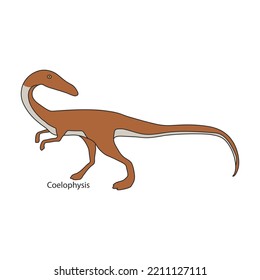 Ancient dinosaur vector icon.Color vector icon isolated on white background ancient dinosaur.