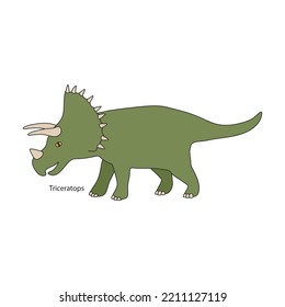 Ancient dinosaur vector icon.Color vector icon isolated on white background ancient dinosaur.