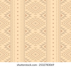 Antiguos ecos Azteca geométrica abstracta patrones sin fisuras suroeste Navajo Nativo americano tribal étnico moderno colorido para la impresión textil