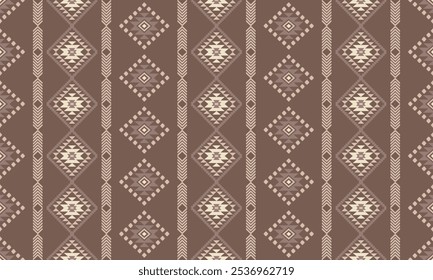 Ancient echoes Aztec geometric abstract seamless patterns southwest Navajo Native American tribal ethnic modern colorful for textile printing