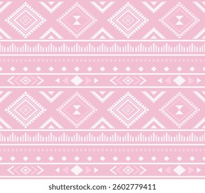 Ancient echoes Aztec geometric abstract seamless pattern southwest Navajo Native American tribal ethnic modern colorful for textile printing