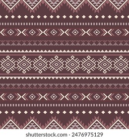 Ancient echoes Aztec geometric seamless patterns southwest Navajo Native American tribal ethnic colorful for textile printing