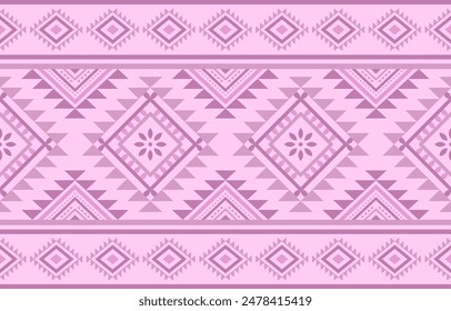 Ancient echoes Aztec geometric seamless patterns southwest Navajo Native American tribal ethnic colorful for textile printing