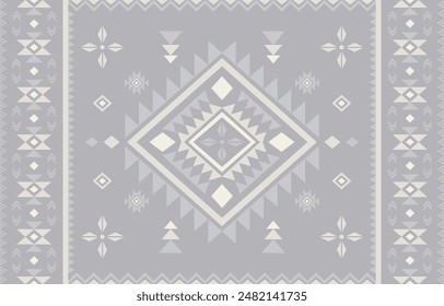 Ancient echoes Aztec geometric seamless patterns southwest Navajo Native American tribal ethnic colorful for textile printing
