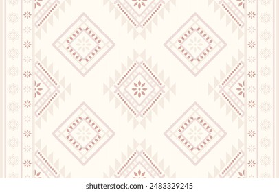 Ancient echoes Aztec geometric seamless patterns southwest Navajo Native American tribal ethnic colorful for textile printing