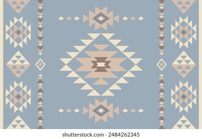 Antiguos ecos Aztec geométricos patrones sin fisuras suroeste Navajo Nativo Americano étnico tribal colorido para impresión textil