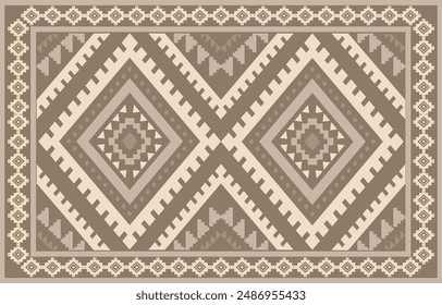 Ancient echoes Aztec geometric seamless patterns southwest Navajo Native American tribal ethnic colorful for textile printing