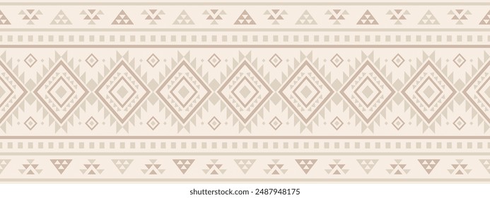 Ancient echoes Aztec geometric seamless patterns southwest Navajo Native American tribal ethnic colorful for textile printing