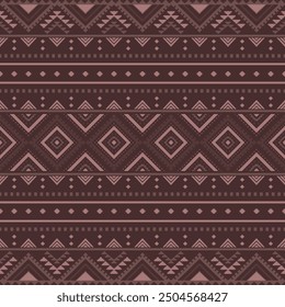 Ancient echoes Aztec geometric seamless patterns southwest Navajo Native American tribal ethnic colorful for textile printing