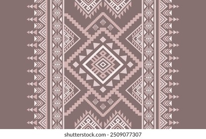 Antike Echos Aztec geometrische nahtlose Muster Südwesten Navajo Indianer Stamm ethnisch bunt für Stoffdruck