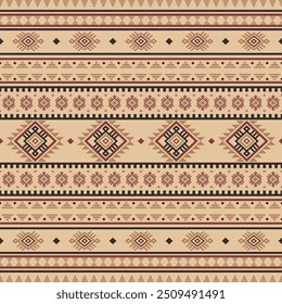 Antiguos ecos aztecas geométricos patrones sin fisuras al suroeste Navajo Nativo americano tribal étnico colorido para la impresión textil