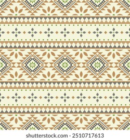 Ancient echoes Aztec geometric seamless patterns southwest Navajo Native American tribal ethnic colorful for textile printing
