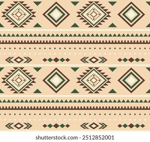 Ecos antigos padrões geométricos astecas sem emenda sudoeste Navajo nativo americano tribal étnico colorido para impressão têxtil